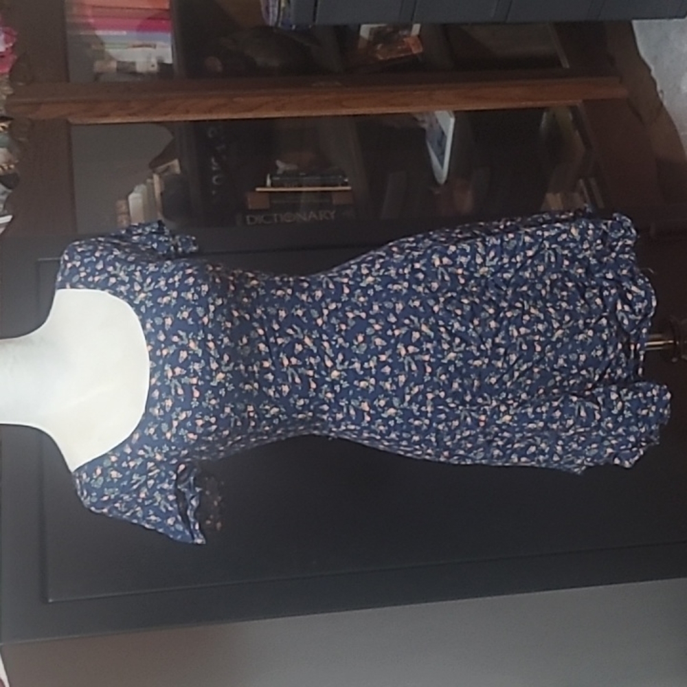 Forever 21 blue floral dress